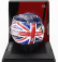 Spark-model Bell helmet F1  Casco Helmet Alfa Romeo C43 Team Stake N 77 British Gp 2023 Valtteri Bottas 1:5 Modrá Červená Bílá