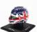 Spark-model Bell helmet F1  Casco Helmet Alfa Romeo C43 Team Stake N 77 British Gp 2023 Valtteri Bottas 1:5 Modrá Červená Bílá