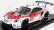 Spark-model Porsche 911 991-2 Rsr Porsche Gt Team N 912 2nd Gtlm Class 12h Sebring Imsa 2020 E.bamber - L.vanthoor - N.jani 1:18 Bílá Červená