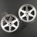 Spec D Plus Aluminum 7075 6 Spoke +6 Offset Drift disk pro 1/10, 2ks