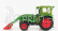 Universal hobbies Fendt Farmer 5s 4wd Tractor With Front Loader 1975 1:32 Zelená Červená