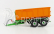 Universal hobbies Joskin Silo-cargo Lift 5400 D18 Trailer For Tractor 2004 1:32 Oranžová Zelená