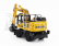 Universal hobbies Komatsu Pw180 Escavatore Gommato - Tractor Excavator 1:50 Žlutá Černá