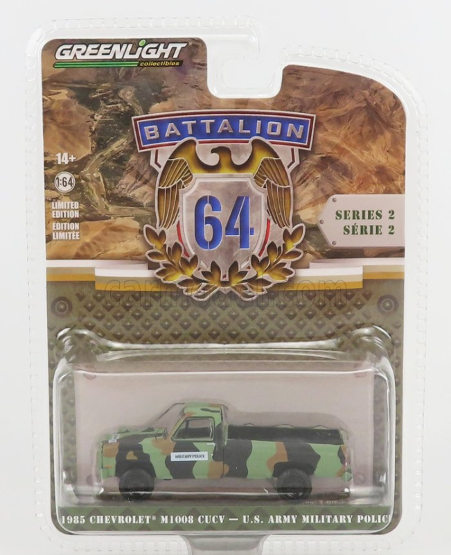 Greenlight Chevrolet M1008 Pick-up Open Cucv Military Police 1985 1:64 ...