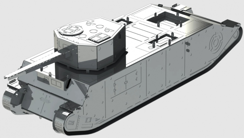 Ocelová stavebnice tank TOG II | RCprofi.cz