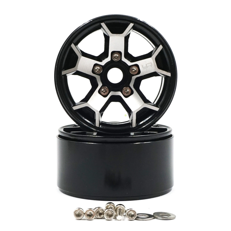 1.9 Aluminium CNC 5 Spoke Beadlock Rim, 2ks