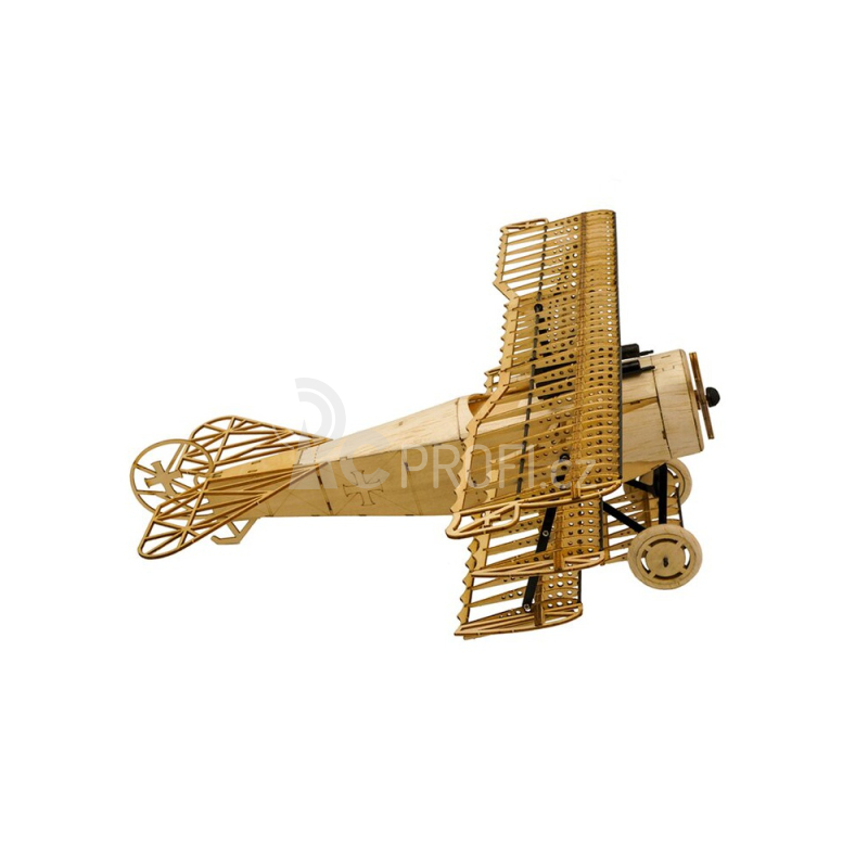 3D puzzle Fokker DR1 1:18 laser cut stavebnice 400 mm 