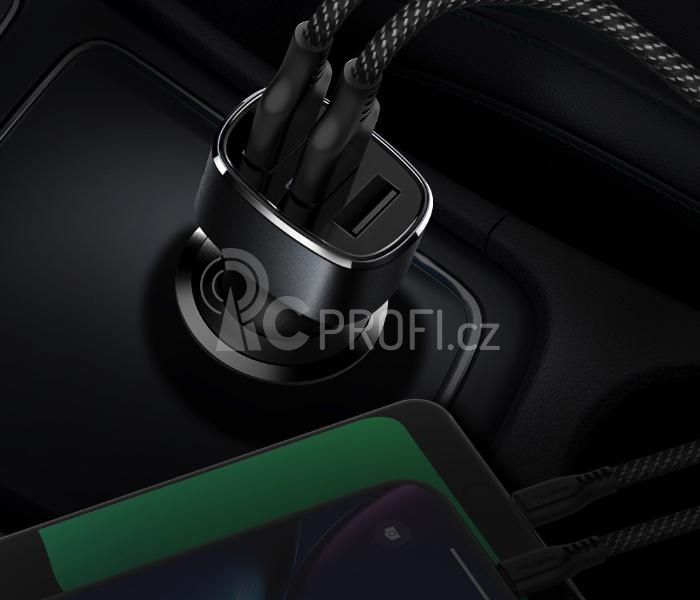 5V 5.2A Triple-USB Car Charger