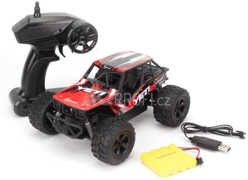 RC auto Yeti 1:20, červená