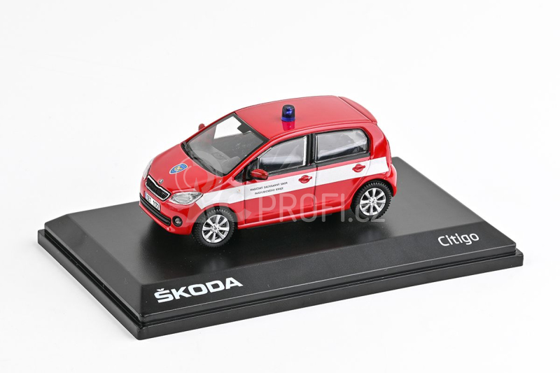 Abrex Škoda Citigo 5dveřové (2012) 1:43 - HZS Pardubického Kraje