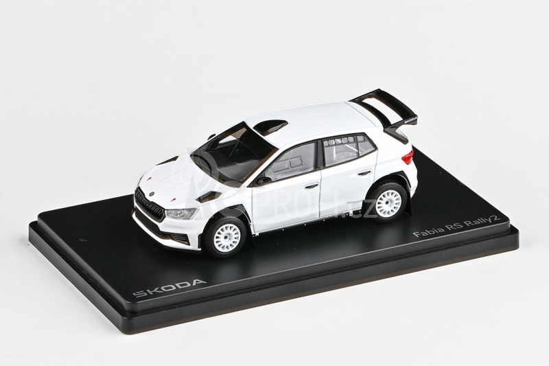 Abrex Škoda Fabia IV RS Rally2 (2022) 1:43 - Bílá