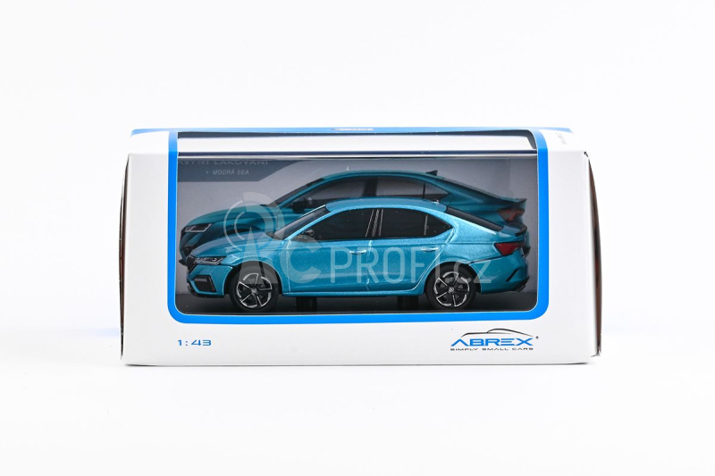 Abrex Škoda Octavia IV RS (2020) 1:43 - Modrá Sea Metalíza