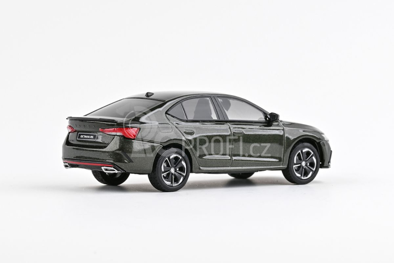 Abrex Škoda Octavia IV RS (2020) 1:43 - Zelená Khaki Metalíza