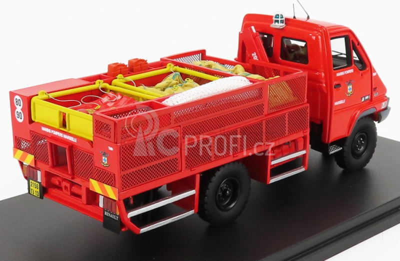 Alerte Renault B110 4x4 Truck Tmh Bmpm Sapeurs Pompiers Marines Marselle 1998 1:43 Red