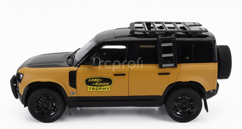 Almost-real Land rover New Defender 110 Trophy Edition 2020 1:18 Žlutá Černá