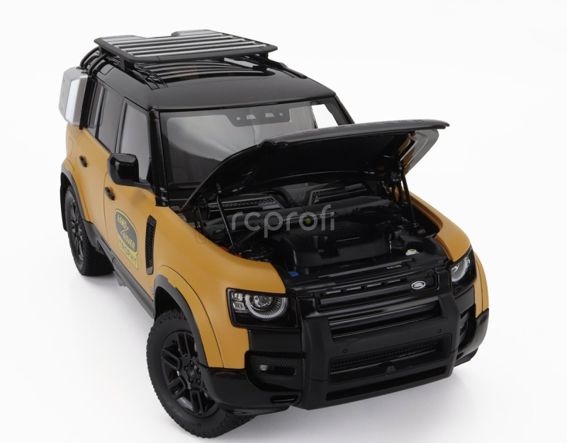 Almost-real Land rover New Defender 110 Trophy Edition 2020 1:18 Žlutá Černá