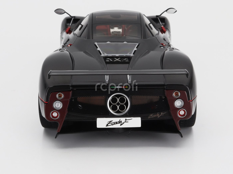 Almost-real Pagani Zonda F 2005 1:18 Černý Lesklý Karbon