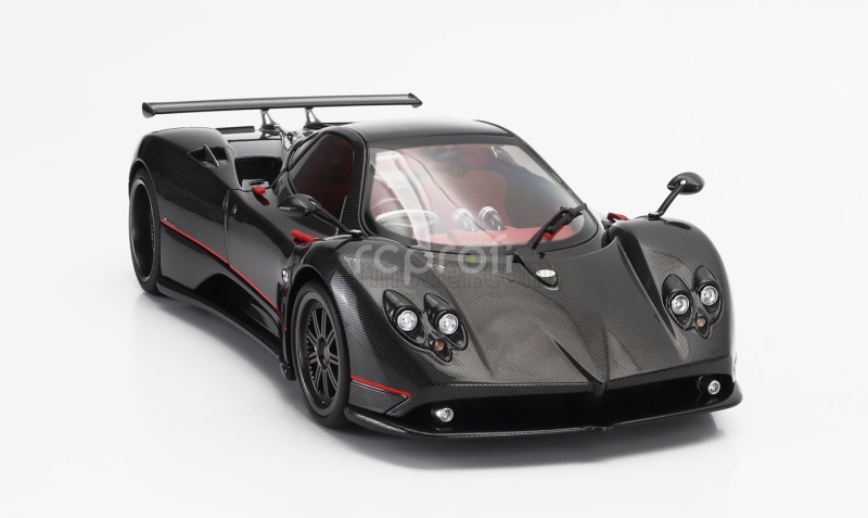 Almost-real Pagani Zonda F 2005 1:18 Černý Lesklý Karbon