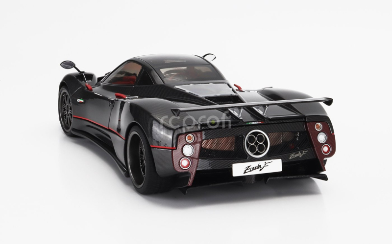 Almost-real Pagani Zonda F 2005 1:18 Černý Lesklý Karbon