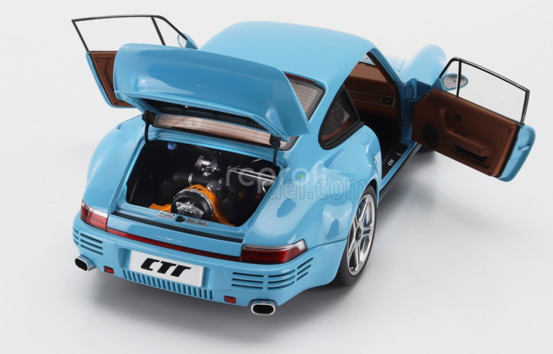 Almost-real Porsche 911 964 Ruf Ctr Anniversary Coupe 2017 1:18 Bavorská Modrá Obloha