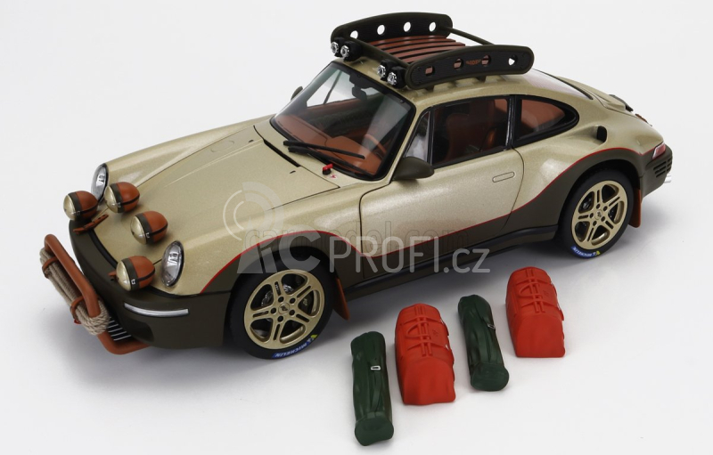 Almost-real Porsche 911 964 Ruf Rodeo 2020 1:18 Gold Met