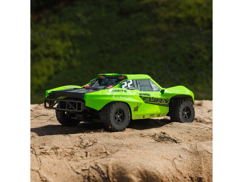 RC auto Arrma Fury Mega 550 1:10 RTR, Basic zelená