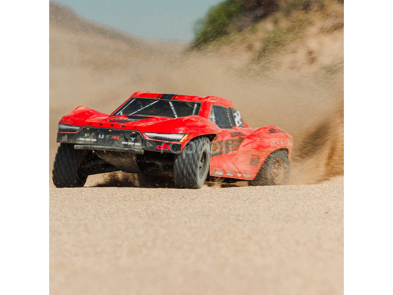 RC auto Arrma Fury Mega 550 1:10 RTR, červená