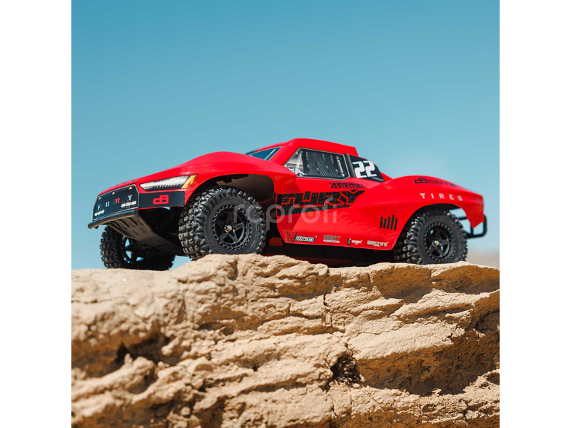 RC auto Arrma Fury Mega 550 1:10 RTR, červená