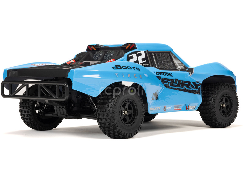 RC auto Arrma Fury Mega 550 1:10 RTR, modrá