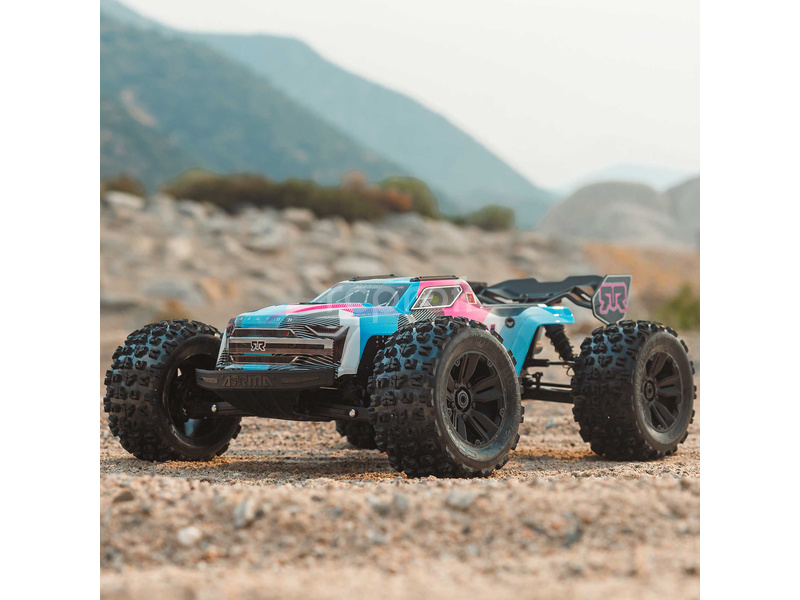 Arrma Kraton 6S V6 BLX 1:8 4WD RTR modrá/oranžová