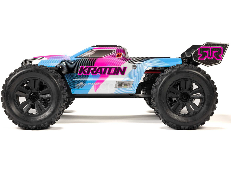 Arrma Kraton 6S V6 BLX 1:8 4WD RTR modrá/oranžová