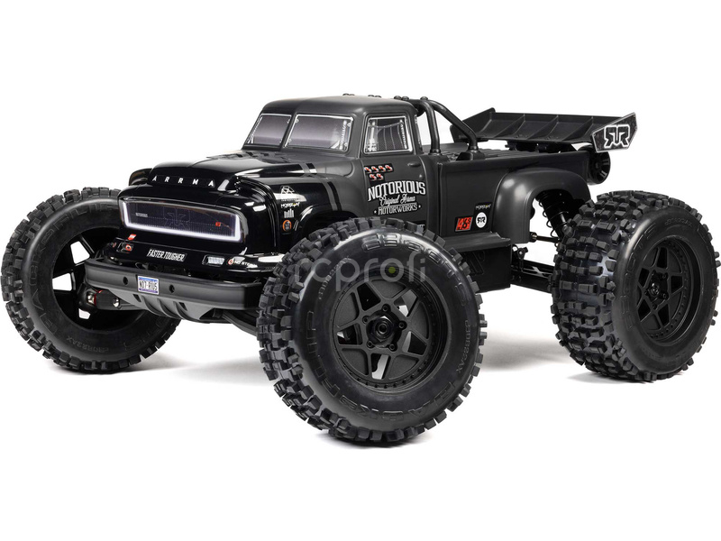 RC auto Arrma Notorious 6S V6 BLX 1:8 4WD RTR, modrá