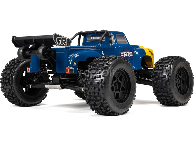 RC auto Arrma Notorious 6S V6 BLX 1:8 4WD RTR, modrá