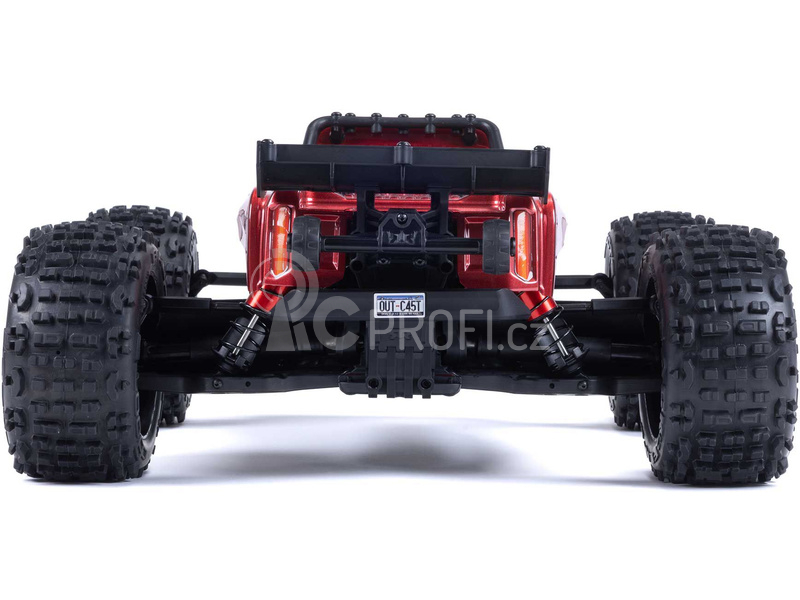 RC auto Arrma Outcast 4S V2 BLX 1:10 4WD RTR, červená