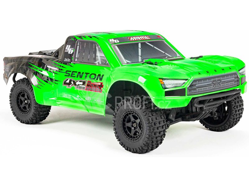 RC auto Arrma Senton 4x2 Boost Mega 1:10 RTR, zelená