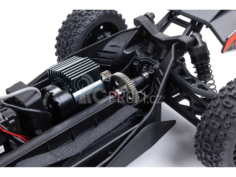 RC auto Arrma Typhon Grom 1:18 4WD Smart RTR, červená