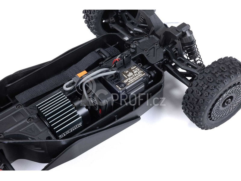 RC auto Arrma Typhon Grom 1:18 4WD Smart RTR, červená