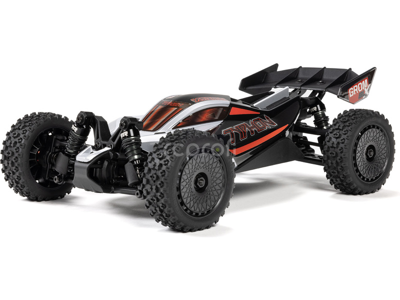 RC auto Arrma Typhon Grom 223S BLX 1:18 4WD RTR Basic, stříbrná