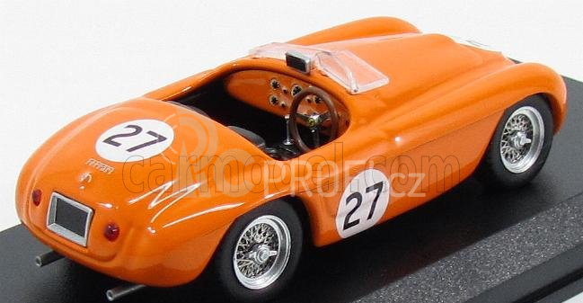 Art-model Ferrari 166 Barchetta Spider N 27 Winner Zandvoort 1950 H.roosdorp 1:43 Orange