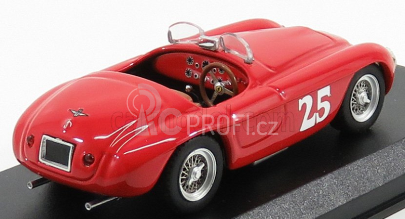 Art-model Ferrari 166 Touring Barchetta N 25 Winner Palm Springs 1951 M.lewis 1:43 Red