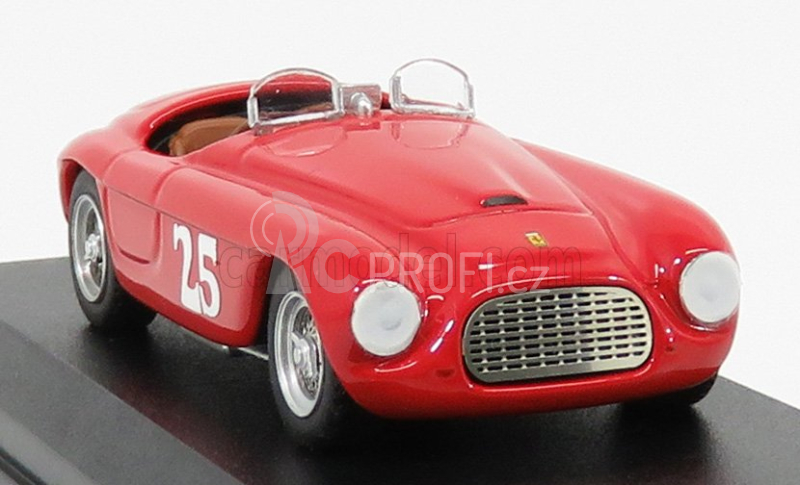 Art-model Ferrari 166 Touring Barchetta N 25 Winner Palm Springs 1951 M.lewis 1:43 Red