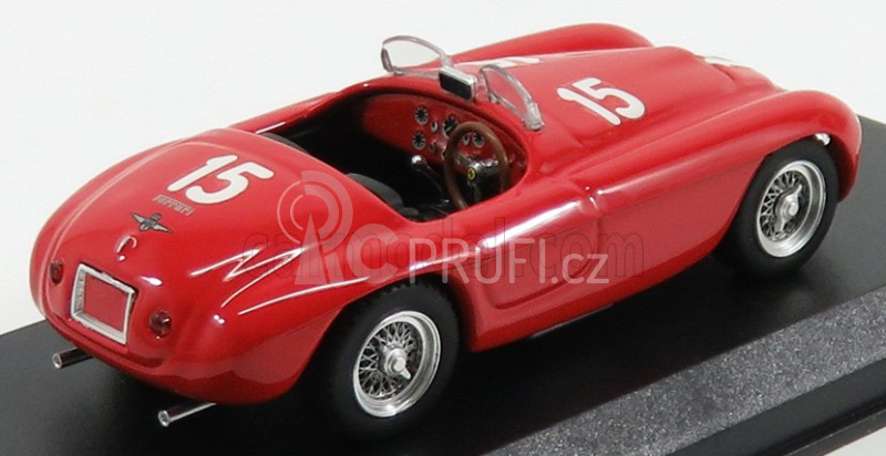 Art-model Ferrari 166mm Barchetta Ch.0016 N 15 Winner Luxemburg Gp 1949 L.villoresi 1:43 Red