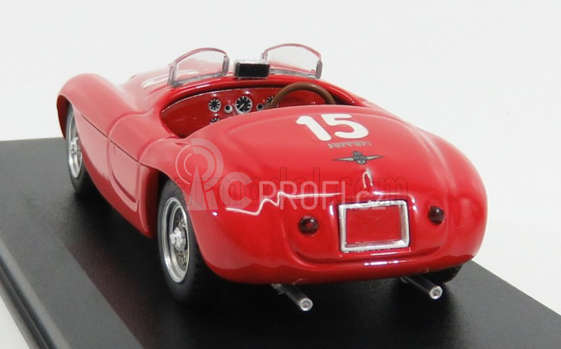 Art-model Ferrari 166mm Barchetta Ch.0016 N 15 Winner Luxemburg Gp 1949 L.villoresi 1:43 Red