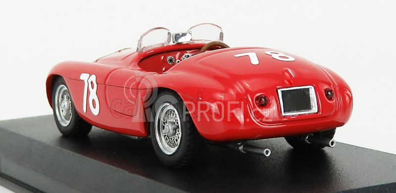 Art-model Ferrari 166mm Barchetta Ch.0034 N 78 2nd Coppa D'oro Di Sicilia 1951 P.marzotto 1:43 Red