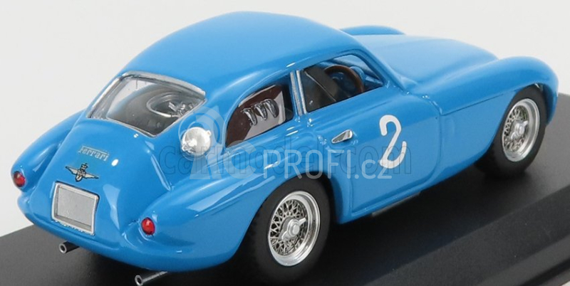 Art-model Ferrari 166mm Berlinetta Ch.0042 N 2 4th Circuito Do Porto 1950 Y.simon 1:43 Blue