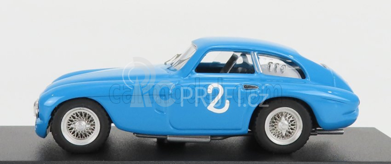 Art-model Ferrari 166mm Berlinetta Ch.0042 N 2 4th Circuito Do Porto 1950 Y.simon 1:43 Blue