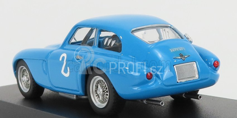 Art-model Ferrari 166mm Berlinetta Ch.0042 N 2 4th Circuito Do Porto 1950 Y.simon 1:43 Blue