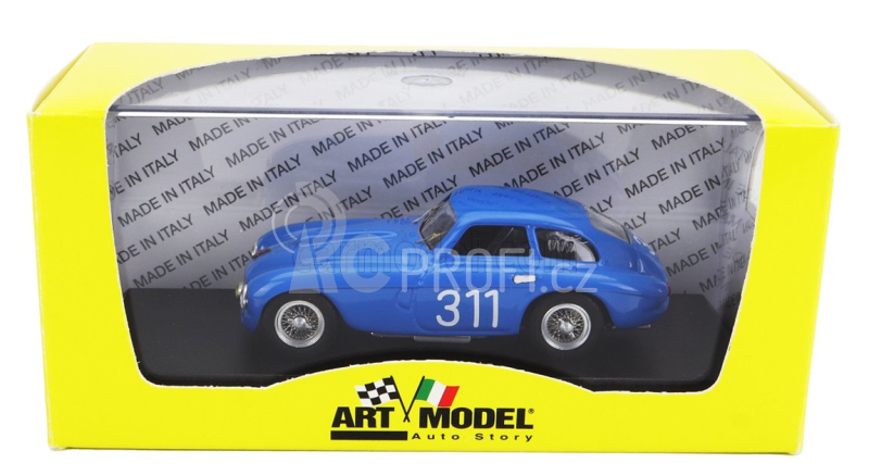 Art-model Ferrari 166mm Berlinetta N 311 Giro Di Sicilia 1953 Cornacchia - Frigerio 1:43 Blue