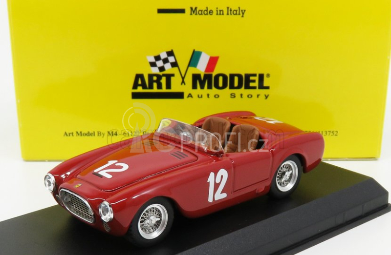 Art-model Ferrari 225s Spider Ch.0172 N 12 Winner Circuito Di Senigallia 1952 P.marzotto 1:43 Red