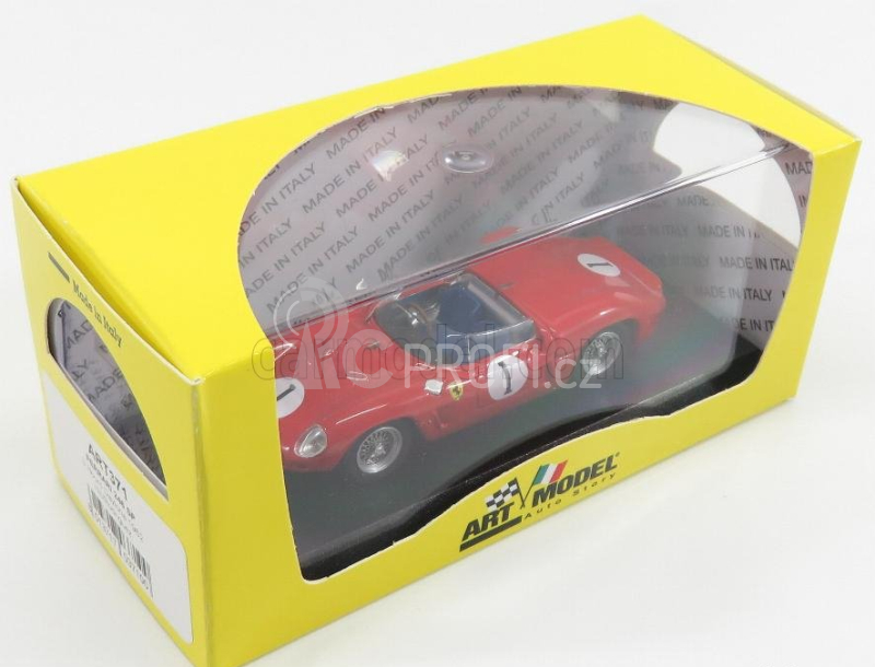 Art-model Ferrari 246 Sp N 1 2nd 3h Daytona 1962 Hill - Rodriguez 1:43 Red